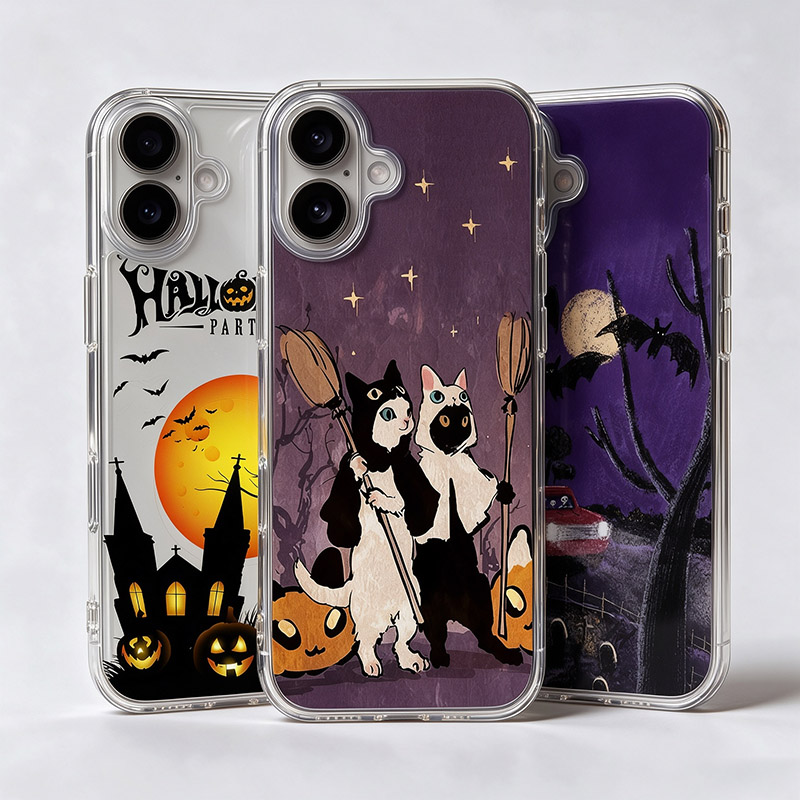 Vivo V40 - Halloween Spooky Cat Phone Case for